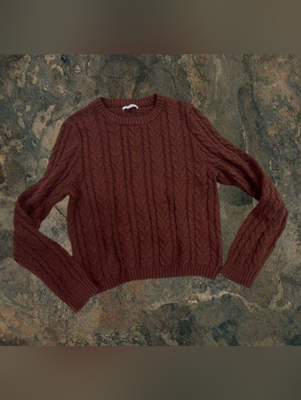 VINTAGE Y2K 90'S/2000'S AMERICAN EAGLE RIBBED SWEATER SZ. MED BURGUNDY